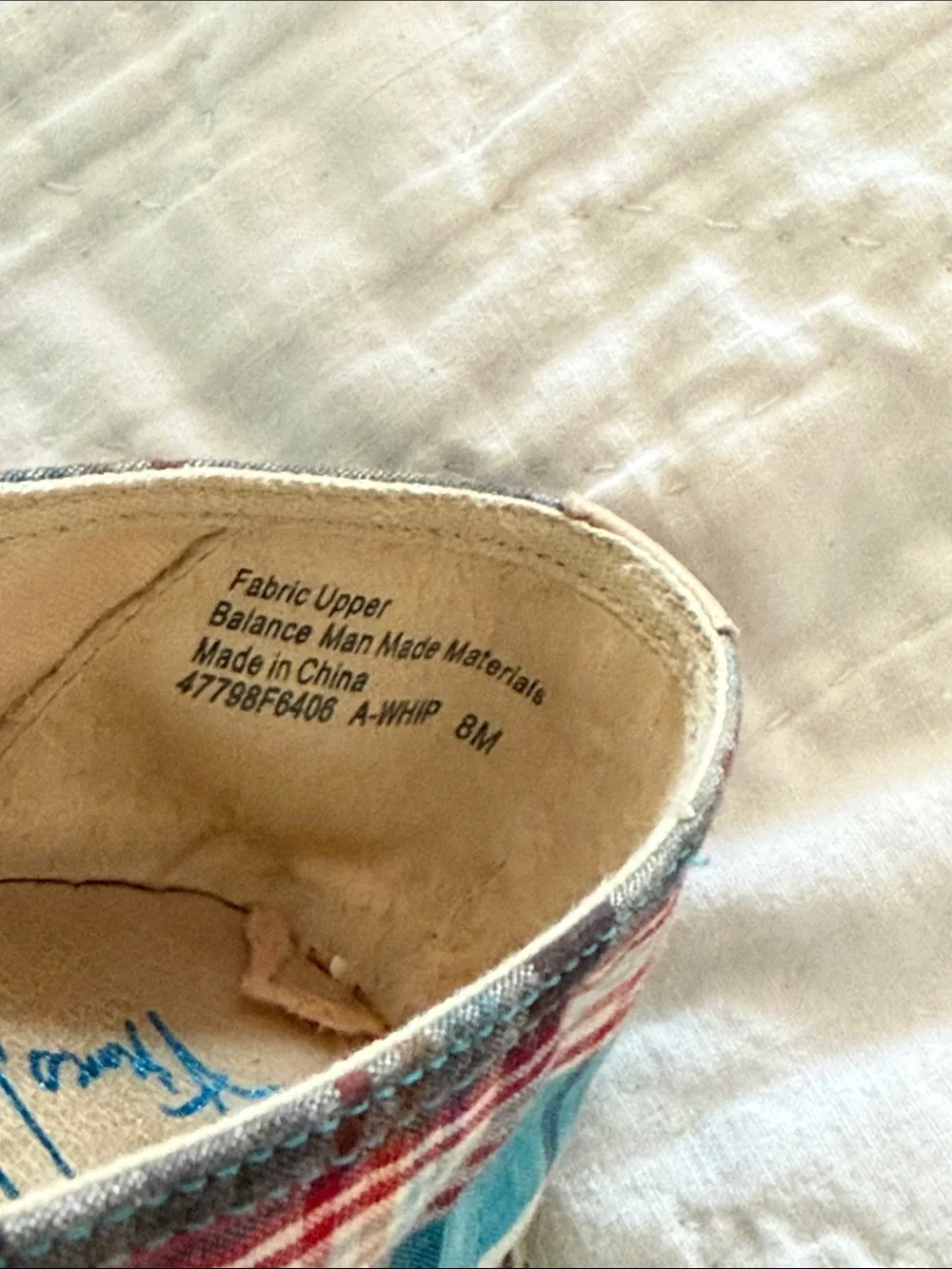 Franco Sarto Plaid Espadrilles in Blue, Red, White & Brown